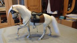 Sattelset Maßstab 1/12 Ili Horse / JXK Hanoverian original