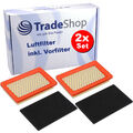 2x Filter-Set Luftfilter + Vorfilter für Kohler Motor XT149 XT173 XT650 XT675