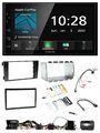 Kenwood Bluetooth Lenkrad DAB USB 2DIN Autoradio für Audi A6 C5 2001-2004 Aktivs