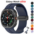 Für Samsung Galaxy Watch Ultra 47mm Sport Magnet Armband Silikon Uhrenarmband