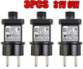 3X Premium LED Netzteil 8 Programme Modi Timer Adapter Trafo Lichterkette 31V/6W