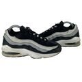 Nike Air Max 95 weiß grau schwarz niedrige Turnschuhe 905348-025 gebraucht | UK 5,5