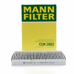 MANN CUK2862 Innenraumfilter Aktivkohle für VW GOLF 4 POLO AUDI A3 8L 1J0819644A