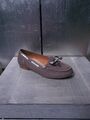 Edle GABOR Comfort Mokassins Gr 37 (4 Weite G grau braun Halbschuhe Slipper 1578