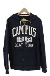 CAMPUS Herren Sweatjacke Dunkelblau Größe M Baumwollmix