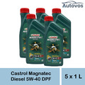 5 Liter Castrol Magnatec Diesel 5W-40 DPF Diesel VW 505 00 dexos 2 Ford Fiat MB