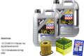 INSPEKTIONSKIT FILTER LIQUI MOLY ÖL 10L 5W-30 für Ford Ranger TKE 2.2 TDCi 3.2