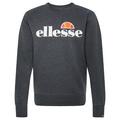 Ellesse HERREN Succiso Rundhals Sweatshirt Pullover Grau Bequem Lounge Retro Og