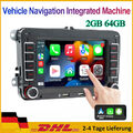 Für VW GOLF 5 6 Passat Touran Tiguan 7" Autoradio Navi GPS BT DAB+ CD DVD Player