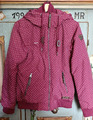 Ragwear Windbreaker Jacke, Damen, Gr. M / 38 / 10, Übergangsjacke, Gemustert Rot