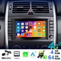 4G LTE Autoradio Für Mercedes-Benz A/B Klasse/Vito W169 W639 W245 GPS Nav 4+64G