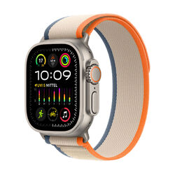 Apple Watch Ultra 2 LTE 49mm Titanium Trail Loop Orange/Beige S/M MRF13FD/AGWLT-225