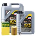 Motoröl 5W40 LIQUI MOLY Top Tec 4100 6L+MANN Ölfilter+Ölablassschraube