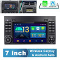 Apple Carplay 7" Android 13 GPS Autoradio Für Mercedes Benz A/B Klasse W169 W906