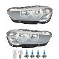 Scheinwerfer Set links rechts inkl. Premium Lampen für BMW X1 F48 mit LWR Motor