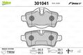 VALEO Bremsbelagsatz Scheibenbremse FIRST 301041 für MINI R56 CLUBMAN R55 R57