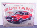 Ford Mustang 1967 Detroit 40x30cm Blechschild Schild Werbung neuwertig in Folie