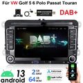 Android 13 DAB+ Autoradio GPS Navi RDS Für VW Golf 5 6 Passat Touran Polo Tiguan