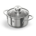 ZWILLING Bratentopf Sigma Classic Sandwichboden TWIN Nova Silber 16 CM 1,5L