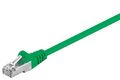 CAT5e Patchkabel, F/UTP,geschirmtes LAN/Netzwerkkabel, grün, CCA, 0,25-20m