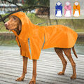 Hunde Regenmantel Wasserdicht Hundemantel Klein Groß reflektierender Regenjacke