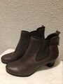 Stiefelette Damen echtes Leder  Gr. 41 wie Neu