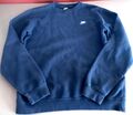 Nike Tech Herren marineblau Sportbekleidung Vlies Rundhalsausschnitt Pullover Medium