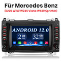 Android12 Autoradio Für Mercedes-Benz A/B Klasse/Vito W169 W639 GPS Navi SWC DAB