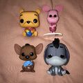 Funko Pop Vinyl Winnie The Pooh BÜNDEL Ferkel Eeyore Roo 252 253 254 255 Disney