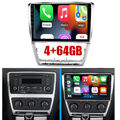 4+64GB Für Skoda Octavia 2 2007-2013 Android 13 Autoradio Carplay GPS Navi Wifi