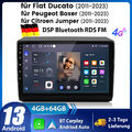 Für Fiat Ducato Citroen Jumper 64G Android 13 Autoradio Carplay GPS Navi RDS DAB