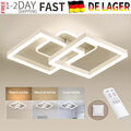 LED Design Deckenleuchte Dimmbar Deckenlampe mit Fernbedienung Wohnzimmer Flur