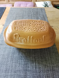 Brottopf Keramik mit Wabenmuster