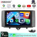 DVR 32G Carplay KAM Android 13 Autoradio SWC NAVI Für Smart Fortwo 451 2011-2015