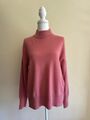 Galeria Cashmere dunkelrosa 100% Kaschmir Damen Pullover Pulli Gr.M UK10