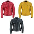 Damen Motorrad Leder Jacke Chopper Harley Vintag Leder Jacke Damen MotorradJacke