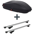 Dachbox G3 Spark + Dachträger G3 Clop airflow für Opel Zafira B Typ A05 TOP Set