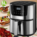 Heißluftfritteuse 1300W XXL Digitale Air Fryer Fritteusen Heißluft Ofen Friteuse