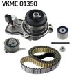 SKF Wasserpumpe + Zahnriemensatz VKMC 01350 für VW POLO 5 6R1 6C1 Van 6R TDI A1