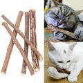 20 x Matatabi Katzen Kauhölzer Catnip Snacks Sticks Katzenminze Zähne Gesund