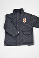 Jacke gesteppt Reitstil neu marineblau mit gesticktem Abzeichen (klein & XS)