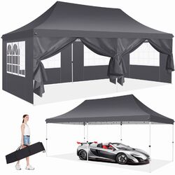 Pavillon Faltpavillon 3x3/3x6m Wasserdicht Gartenzelt Partyzelt Pop Up Pavillion