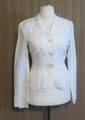 208/2/99 St. EMILE Damen Jacke Leinen Blazer weiß Gr. 36  Damenblazer