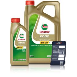 1 L + 5 L = 6 LITER CASTROL EDGE 5W-30 M MOTOR-ÖL MOTOREN-ÖL### INKL. ÖLWECHSEL-ANHÄNGER ###