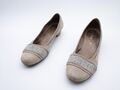 Gabor Damen Pumps Halbschuh Absatzschuh Elegant beige Gr 39 EU Art 22725-56