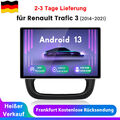 6+128G Carplay Android13 Autoradio GPS Nav BT SWC DAB+ Für Renault Trafic Nissan