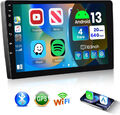 2+64GB 9" Double 2Din Android 13 Autoradio Carplay GPS NAVI Wifi USB BT MP5 RDS