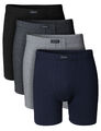 Herren Retro Longshort 4er oder 8er Pack aus Baumwolle mit Elasthan