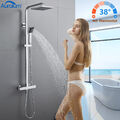 Duschsystem mit Thermostat Duscharmatur Regendusche Duschset Handbrause Dusche