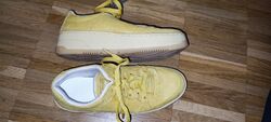 S. Oliver Damen Sneakers/Halbschuhe Gr 40 in gelb Veloursleder Neue Innensohle 